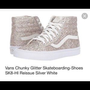 GLITTER HIGH TOP VANS